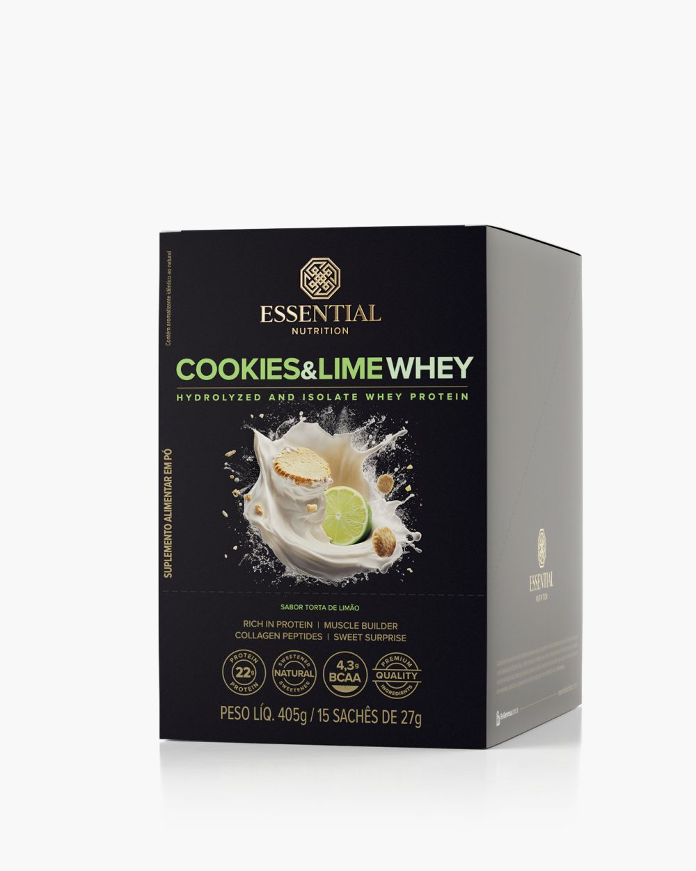 Cookies & Lime Whey Box | Essential Nutrition 405g